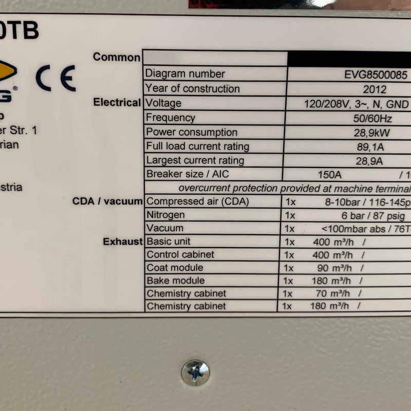 EVG 850 Wafer Bonder