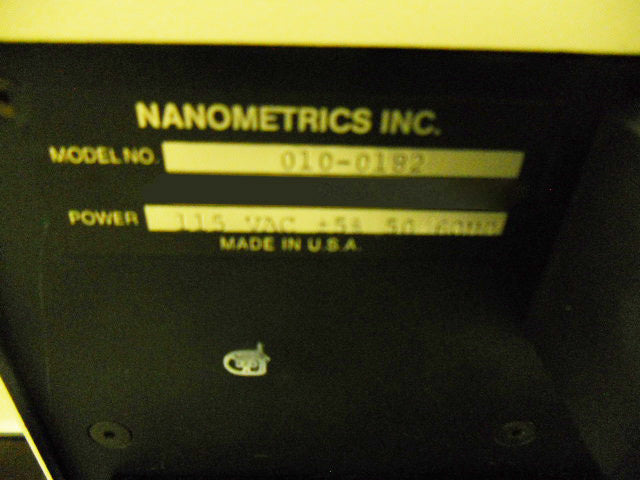 ONTO / Nanometrics Nanospec AFT Film Thickness Measurement