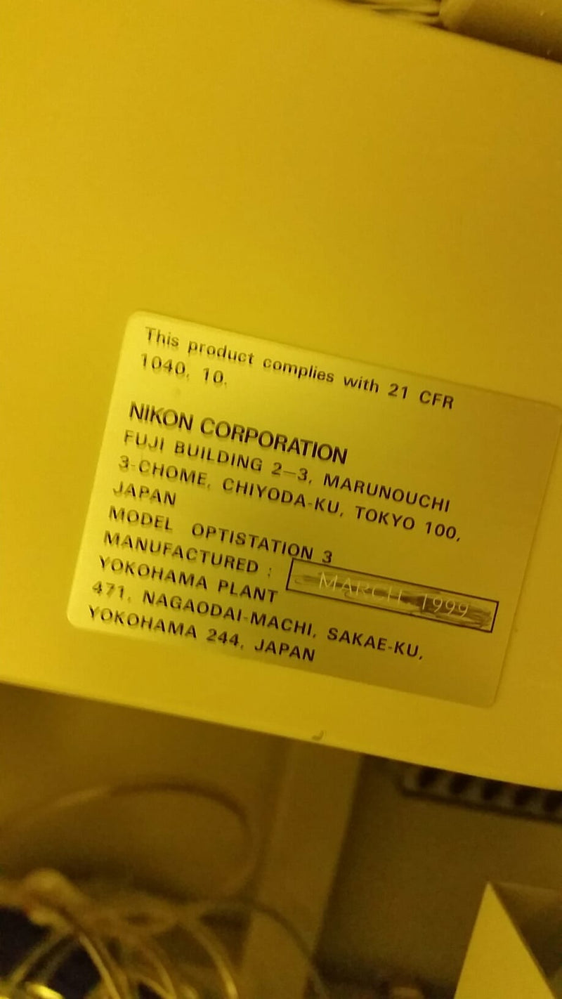 Nikon Optistation 3 Wafer Inspection System