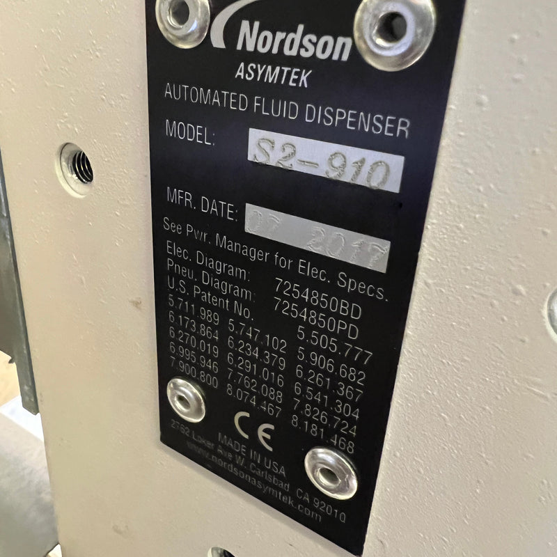 Nordson / Asymtek Spectrum II S 2 910 Precision Fluid Dispenser