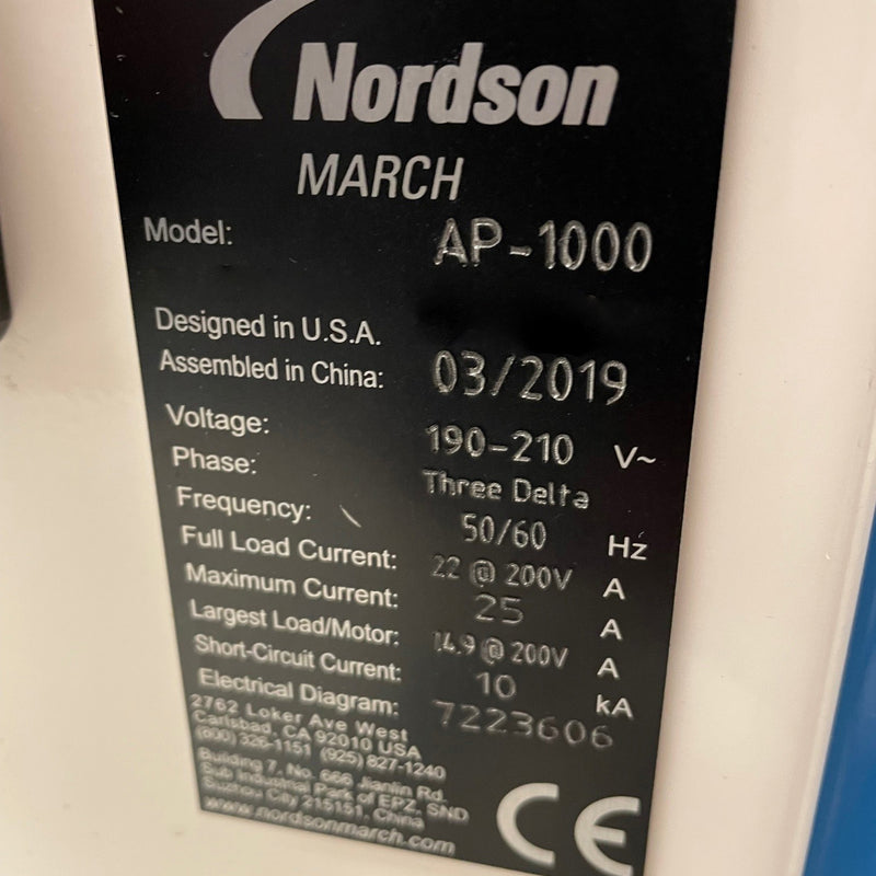 Nordson / March AP 1000 Plasma Cleaner