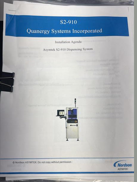 Nordson / Asymtek Spectrum II S 2 910 Precision Fluid Dispenser