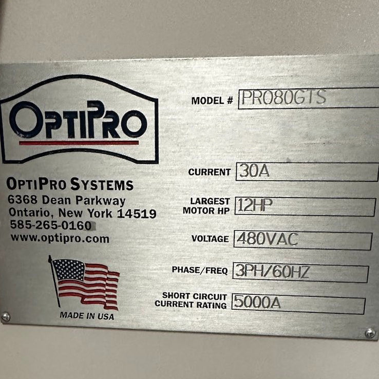 OptiPro 80 GTS Generator/ Grinder