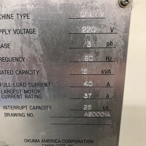Okuma Cadet V Spindle