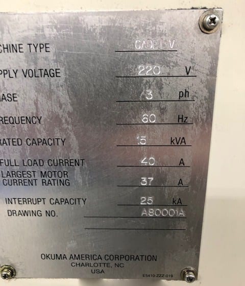 Okuma Cadet V Spindle