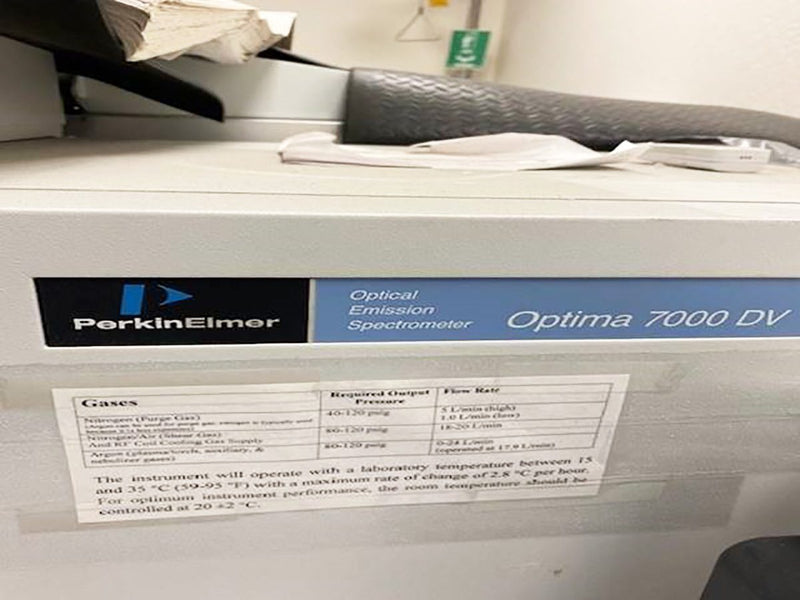Perkin Elmer Optima 7000 DV Optical Emission Spectrometer