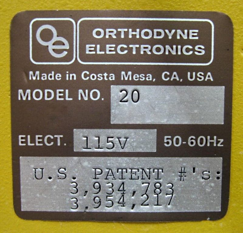 Orthodyne 20 Wire Bonder