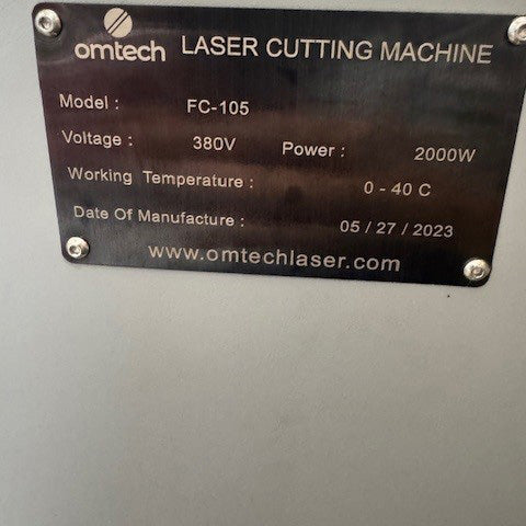 OmTech FC 105 Laser Cutter