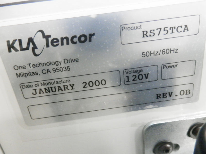 KLA RS 75 TCA Resistivity System