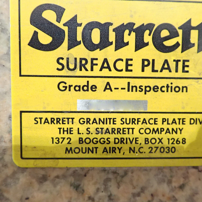 Starrett Surface Plate