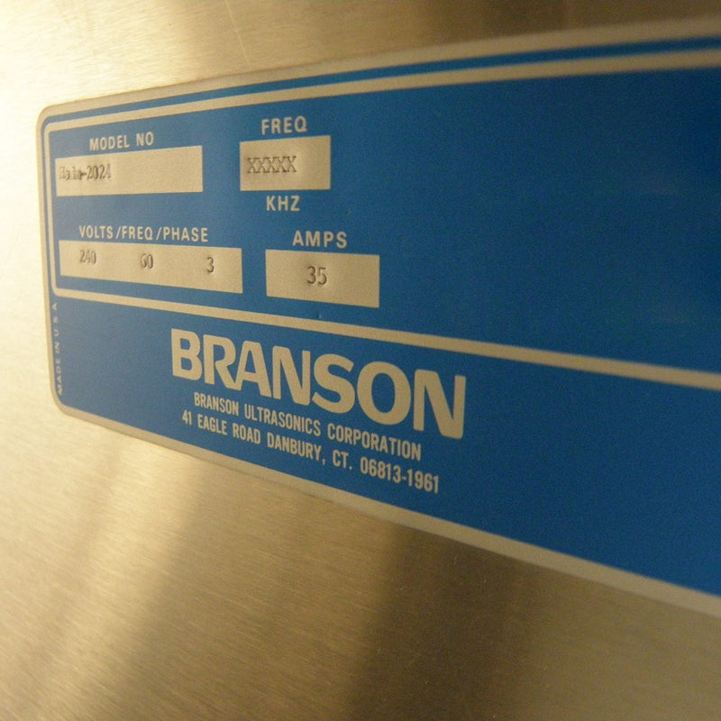 Branson Aqueous Ultrasonic System