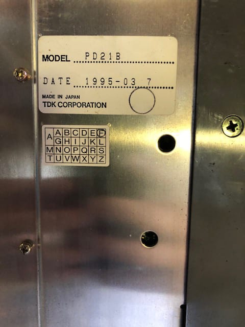 TDK PD 21 B Control Board