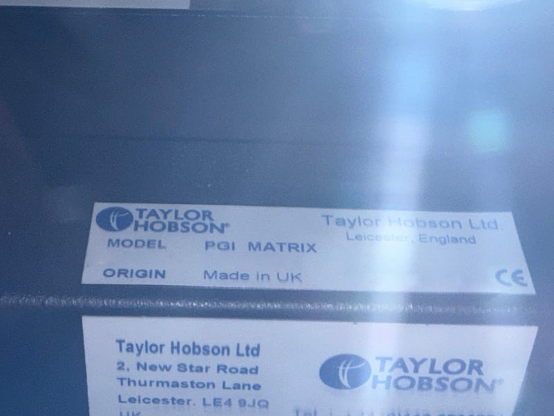 Taylor Hobson PGI Matrix 5 Profilometer
