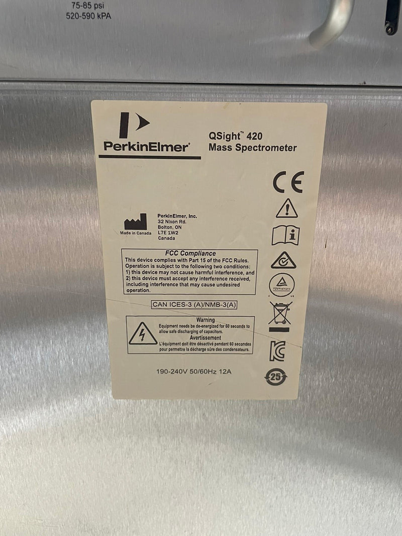 Perkin Elmer QSight 420 Mass Spectrometer