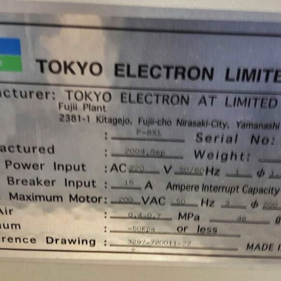 Tel P 8 XL Automatic Wafer Prober