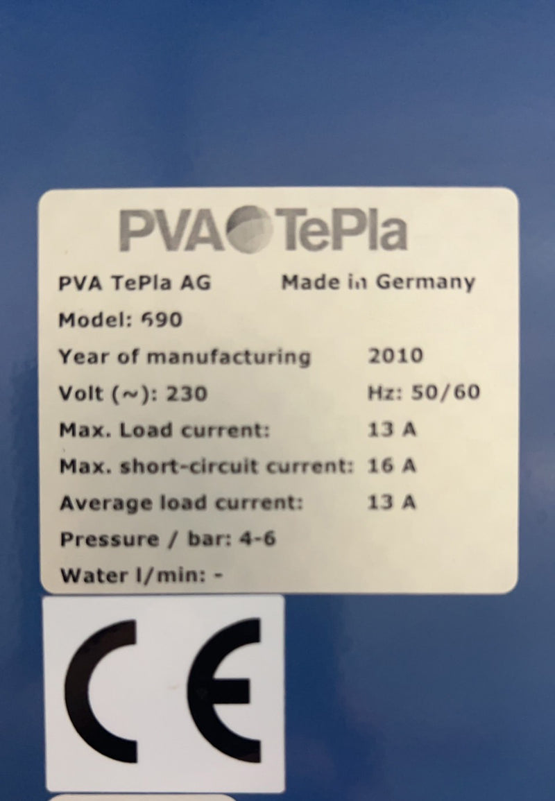 PVA TePla 690 Plasma System