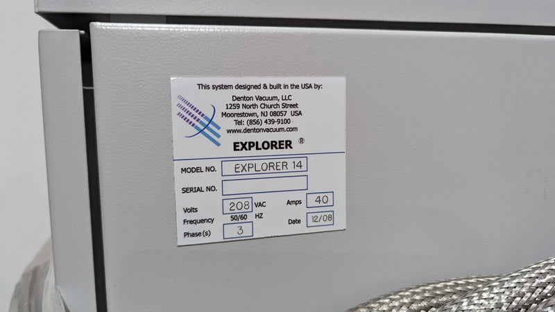 Denton Explorer 14 C 15 SA Thermal Evaporator