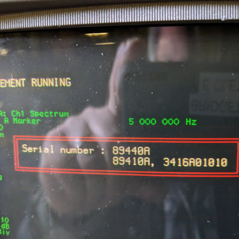 Agilent 89410 A Vector Signal Analyzer