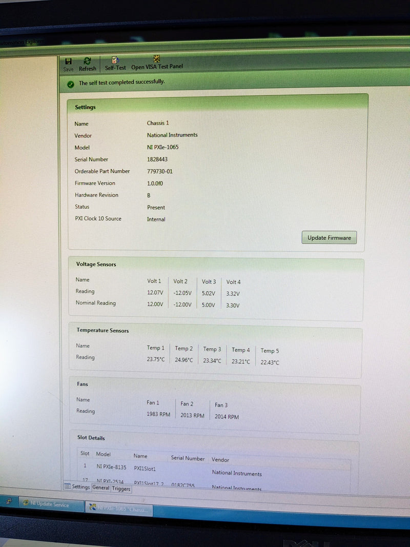 National Instruments NI PXIe 1065 Chassis