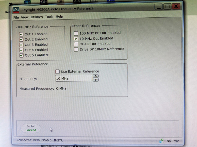 Keysight / Agilent M 9300 A PXIe Frequency Reference