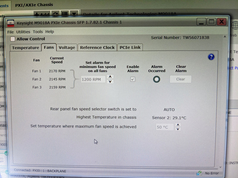 Keysight / Agilent M 9018 A Chassis