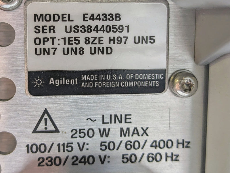 Agilent E 4433 B ESG D Series Signal Generator