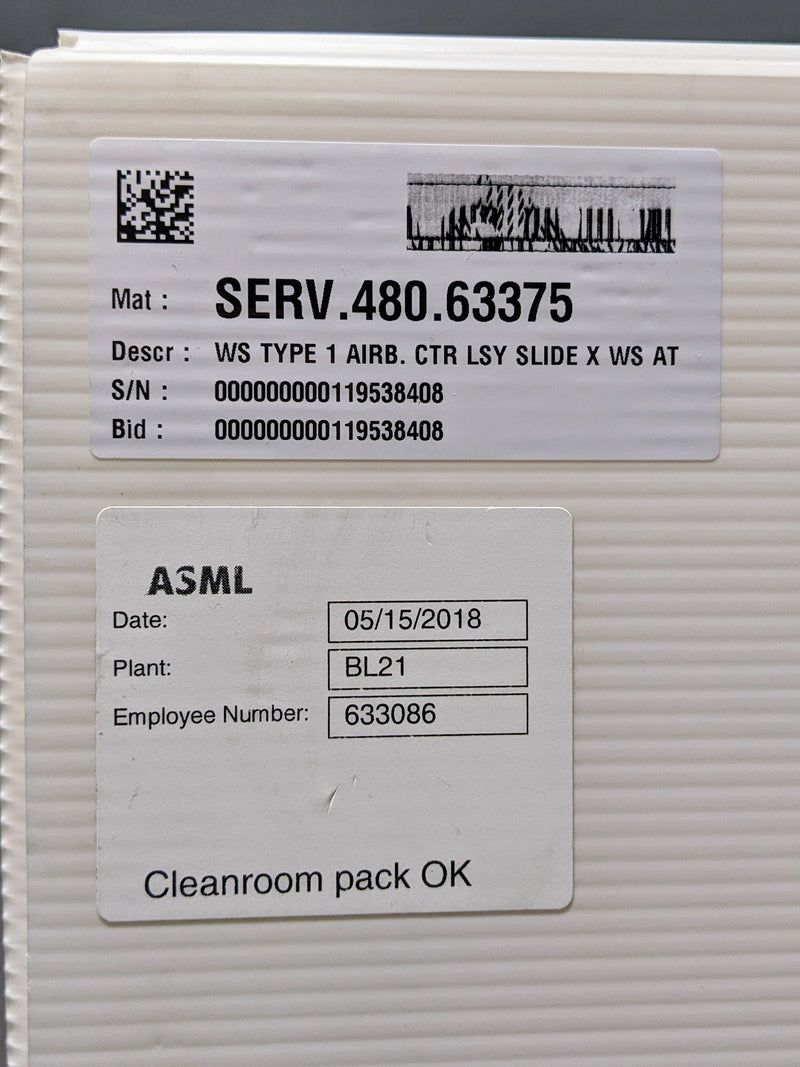 ASML SERV.480.63375 AIRB CTR LSY Slide X