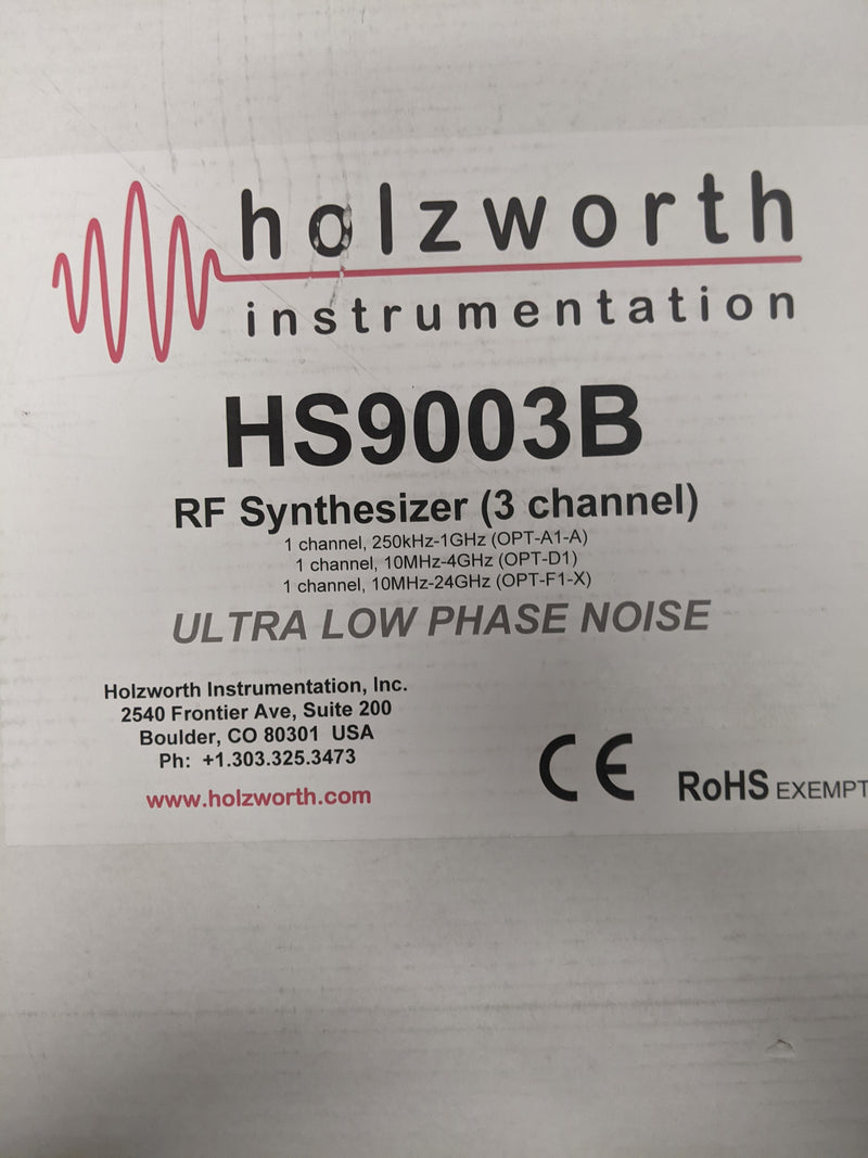 Maury Microwave / Holzworth HS 9003 B RF Synthesizer