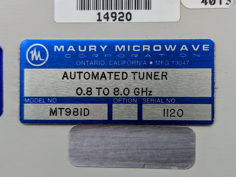 Maury Microwave MT 981 D Automated Tuner