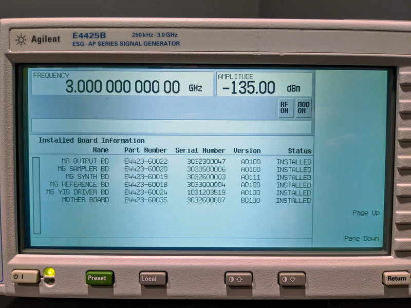 Agilent E 4425 B ESG AP Series Signal Generator