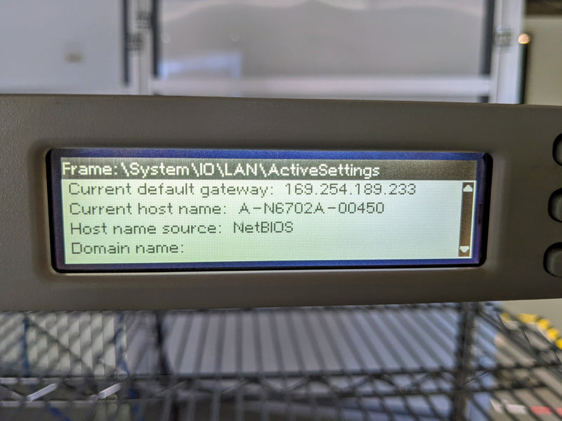 Agilent N 6702 A Low Profile MPS Mainframe