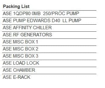 STS Multiplex ASE Etcher