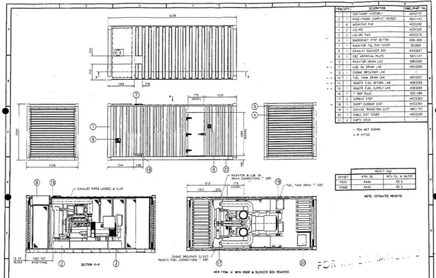Perkins 3000 Diesel Generator