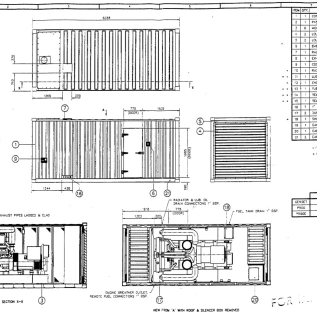Perkins 3000 Diesel Generator