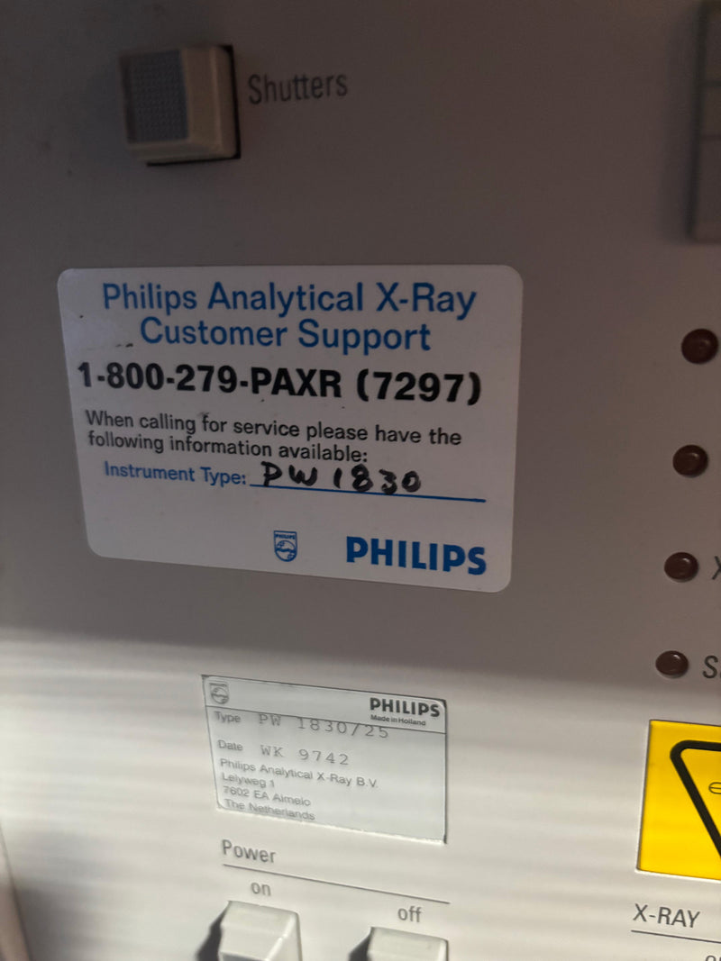 Philips PW 1830 / 25 X-ray