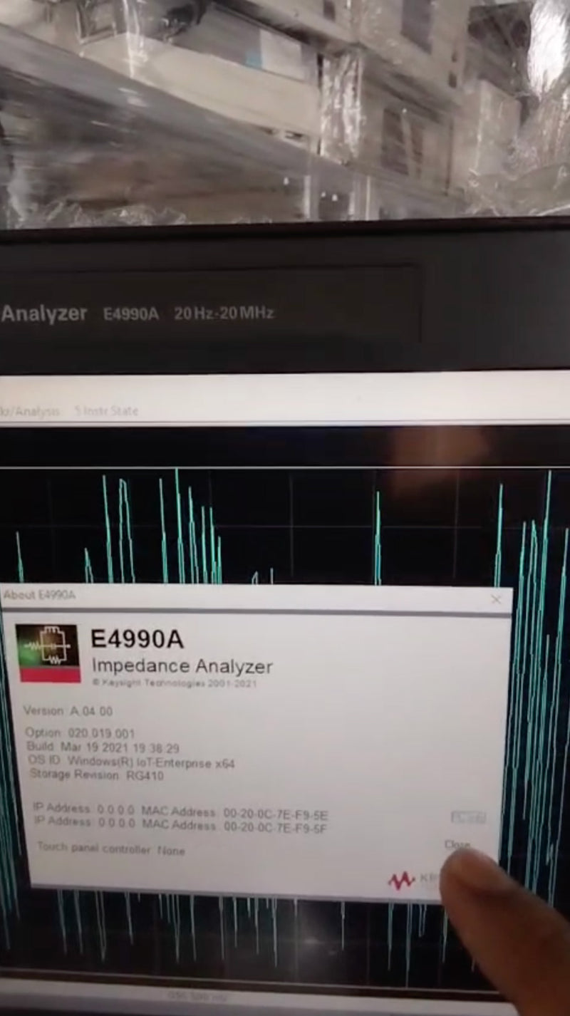 Keysight E 4990 A Impedance Analyzer