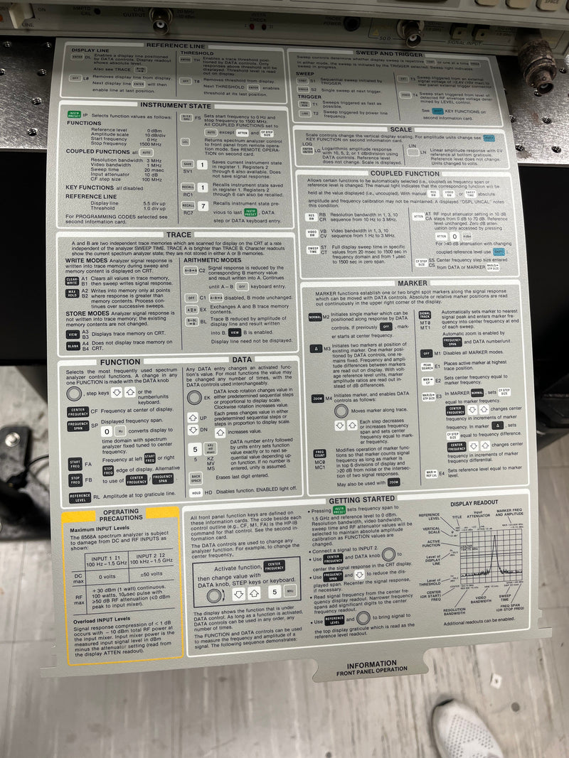 Agilent 8568 B Spectrum Analyzer