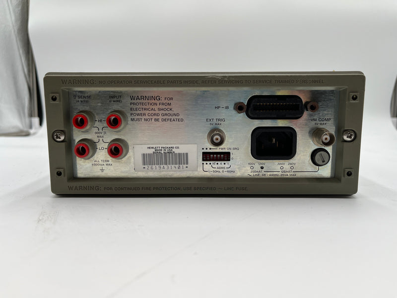 Agilent 3478 A Multimeter