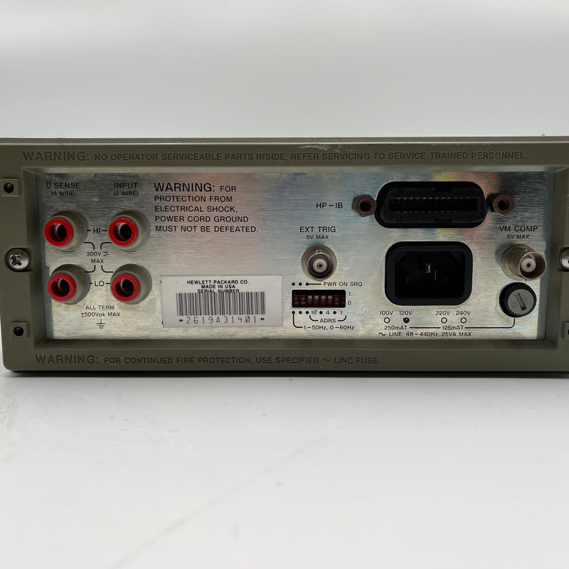 Agilent 3478 A Multimeter