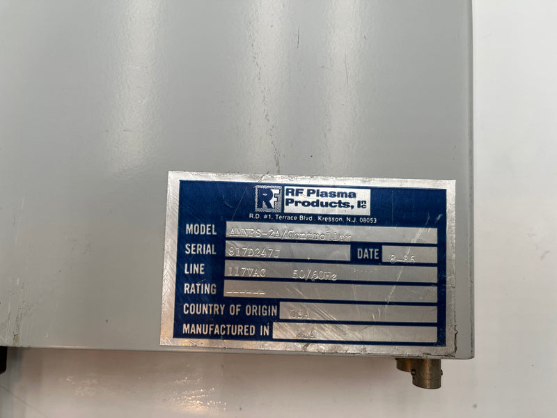 RF Plasma Products AMPS 24 Controller