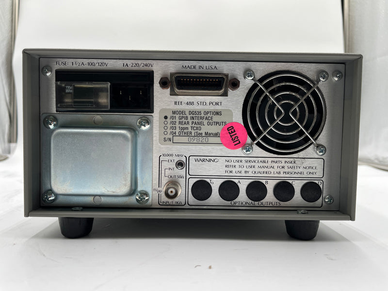 Stanford Research Systems (SRS) DG 535 Pulse Generator