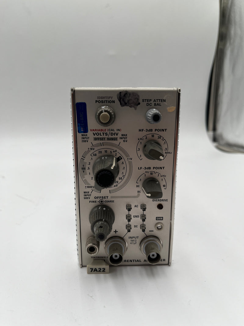 Tektronix 7 A 22 Module