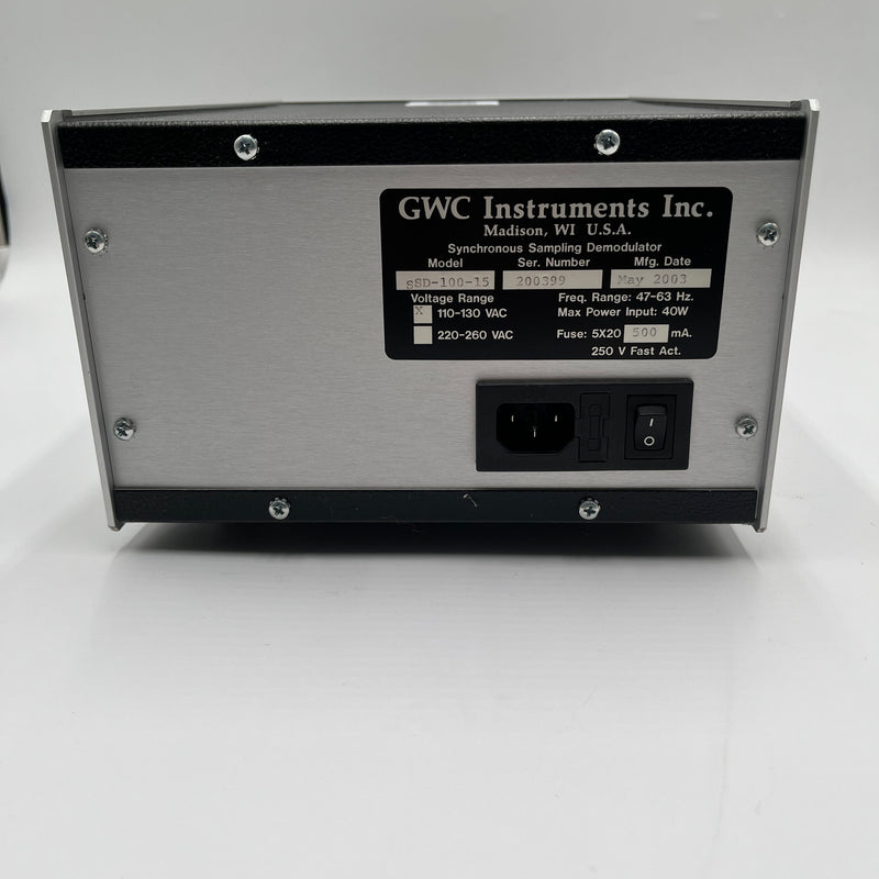 GWC Instruments SSD 100 15 Demodulator