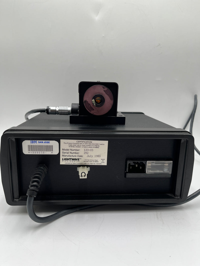 Lightwave Electronics 120 03 Diode Pumped Ring Laser