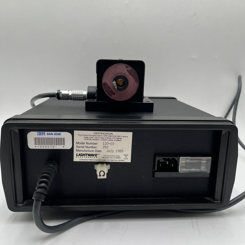 Lightwave Electronics 120 03 Diode Pumped Ring Laser