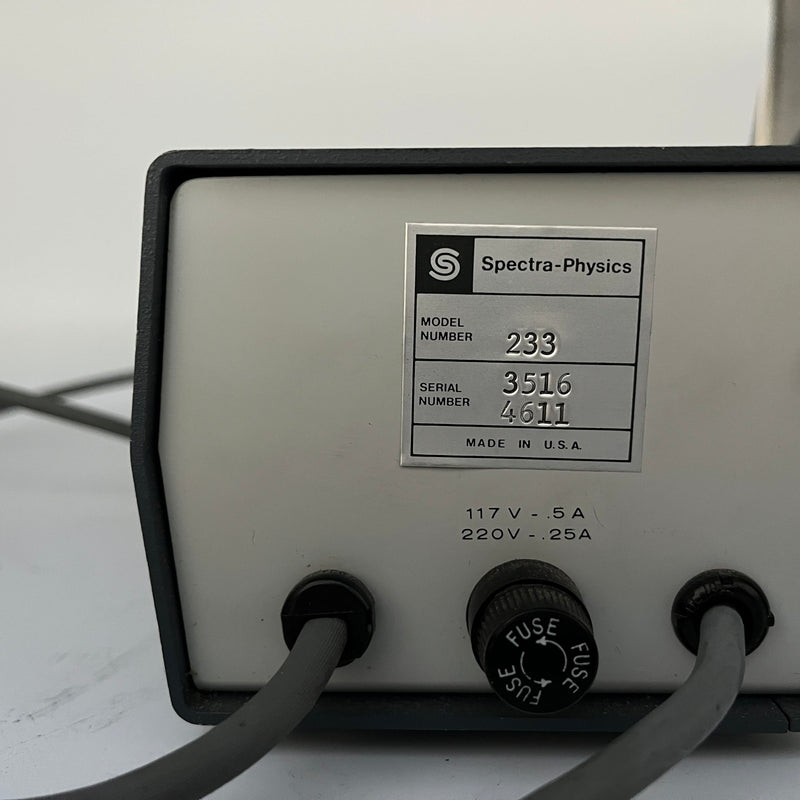 Spectra Physics 233 Exciter Laser