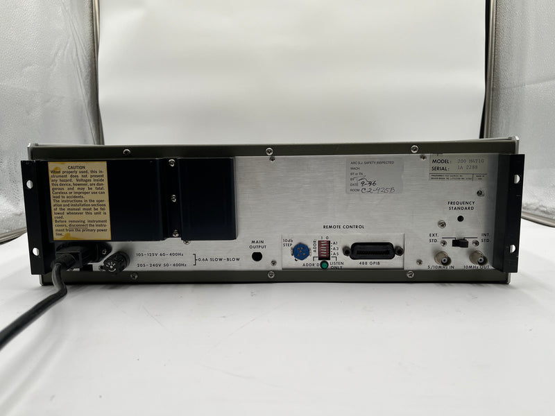 PTS 200 Frequency Synthesizer