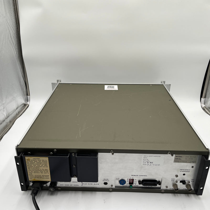 PTS 200 Frequency Synthesizer