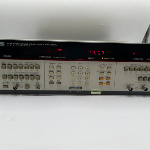 Agilent 8165 A Programmable Signal Source