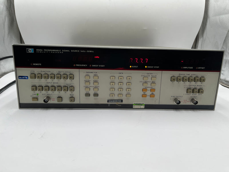 Agilent 8165 A Programmable Signal Source